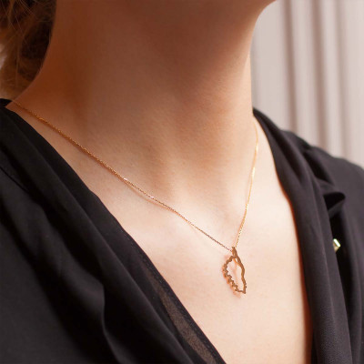 Pendentif Corse Ajourée, Or jaune 375 - Lucas Lucor