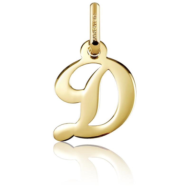 lettre pendentif or