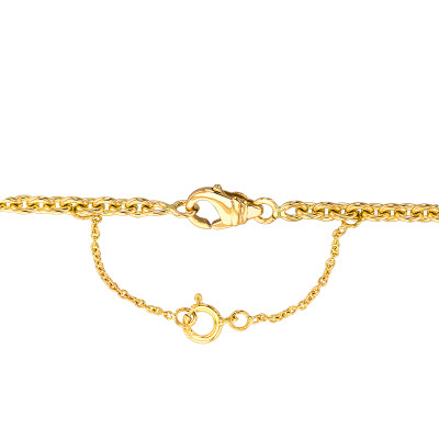 Chaînette de sécurité, Or Jaune 750, 6cm - Les Essentiels