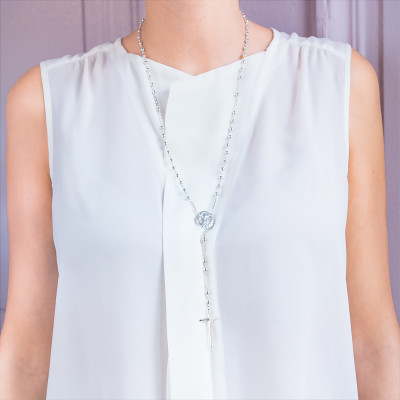 Collier chapelet 58 cm, Argent 925 - Artemis