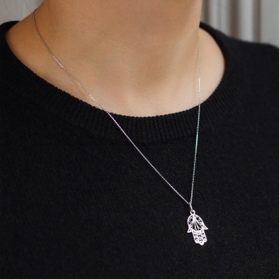 Pendentif Main de Fatma, Argent 925 - Artemis