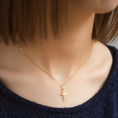 Pendentif Caducée, Or jaune - Lucas Lucor