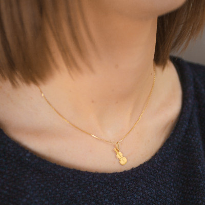 Pendentif Violon, Or jaune - Lucas Lucor