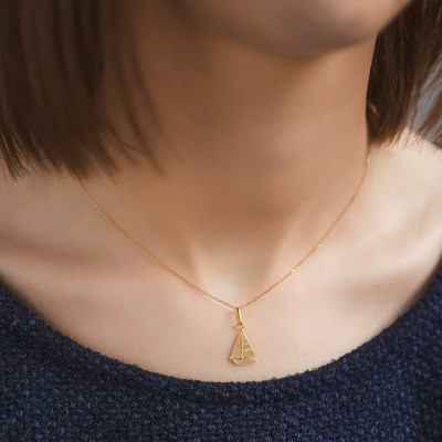 Pendentif Voilier, Or jaune - Lucas Lucor