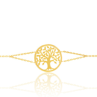 Bracelet Arbre de vie, Or jaune 375 - Scarlett Or Scarlett - Scarlett or Scarlett