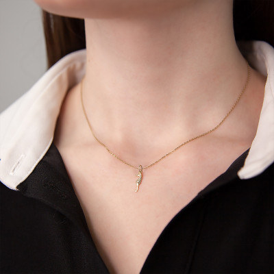 Pendentif Petit Hippocampe, Or Jaune 375 - Emanessence