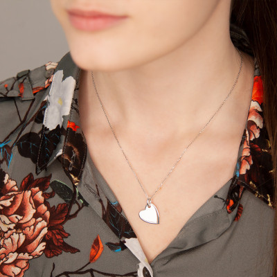 Pendentif Coeur ajouré, Argent, 16x18mm - Emanessence
