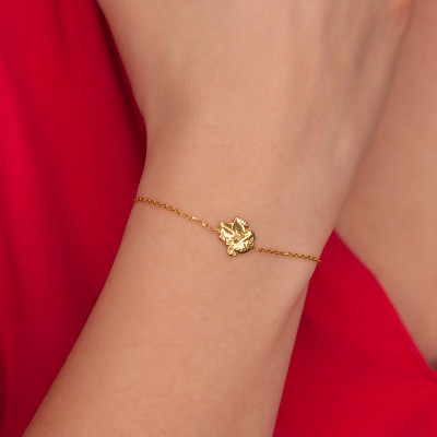 Bracelet Tête de Maure Corse, Or jaune - Rosatella