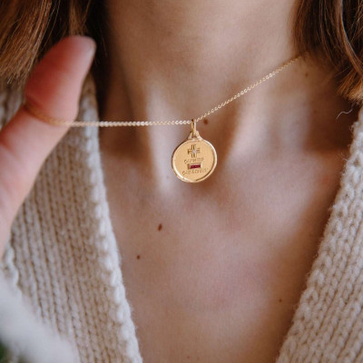 Médaille de l'Amour l'Intemporelle, Or jaune 750, 18mm - Augis