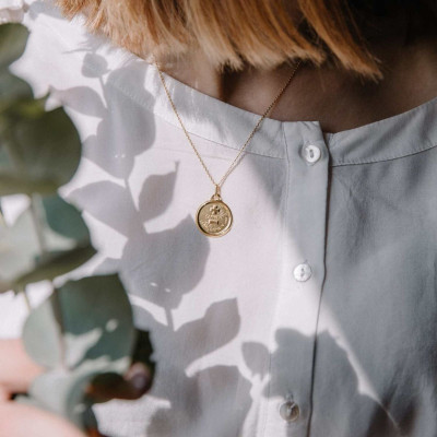 Médaille d'Amour L'Originale, Or jaune 750, 18mm - Augis