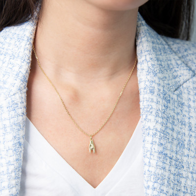 Pendentif Main Italienne, Or Jaune 375 - Emanessence