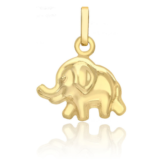 Pendentif argent Eléphant - D'Or et d'Argent