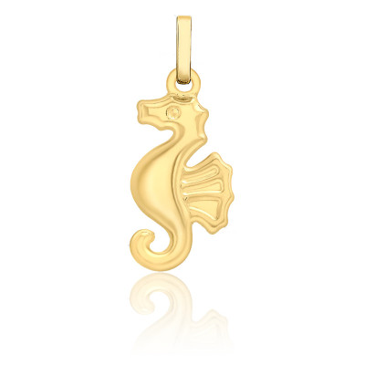 Charme Hippocampe En Or Jaune 9 Carats – Bijou Authentique