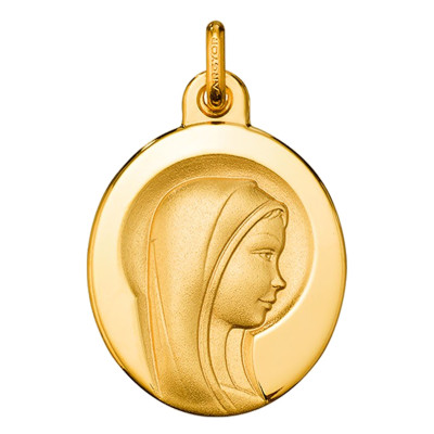 Médaille Vierge, Or jaune 750, 20x17mm - Argyor