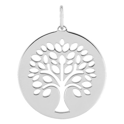 Médaille Arbre de Vie Ajouré, Argent, 20mm - Emanessence