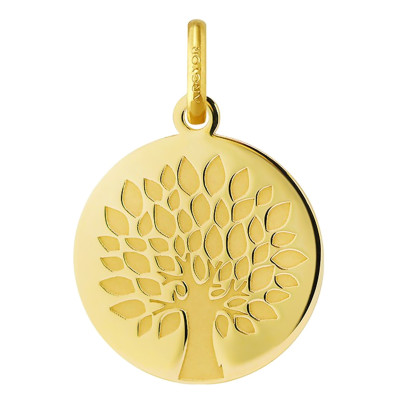 Médaille Arbre de Vie, Or jaune 750, 16 ou 18mm - Argyor