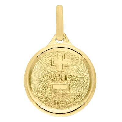 Médaille d'Amour L'Originale Mini, Or Jaune 750, 12 mm - Augis