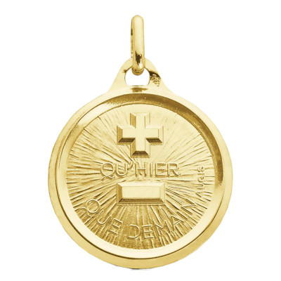 Médaille d'Amour L'Originale, Or jaune 750, 18mm - Augis