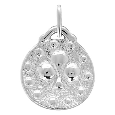 Médaille Ronde Trèfle, Argent, 15mm - Emanessence