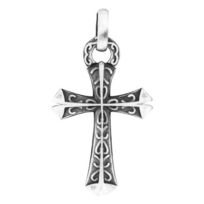 Pendentif Croix Ankh, Argent, 29x18mm - Emanessence