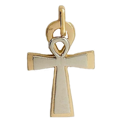 Croix de vie, 2 Ors, 22x14mm - Lucas Lucor