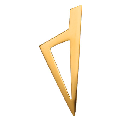 Pendentif Triangle Corse, Or jaune 750 - Lucas Lucor