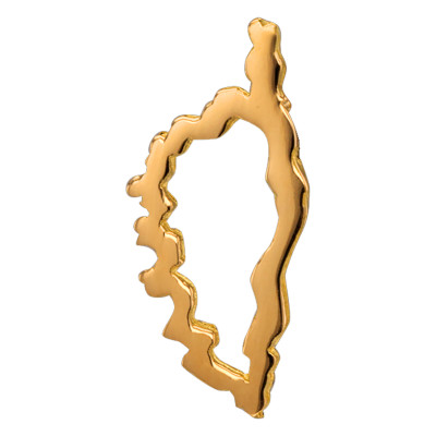 Pendentif Corse Ajourée, Or Jaune - Lucas Lucor
