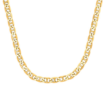 Chaine Marine Plate Or Jaune 750, 45 cm - Manillon
