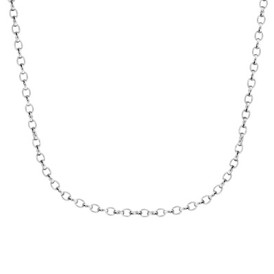 Chaîne Jaseron, Argent 925, 45 cm - Manillon