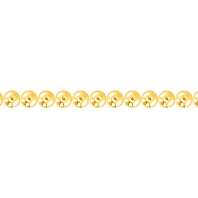 Chaîne Boule Classique, Or jaune 750, 45 cm - Manillon