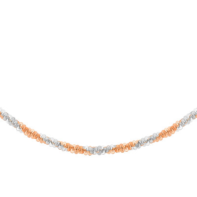 Chaîne Maille Tocalle, 2 Ors 375, Longueur 41 cm - Manillon