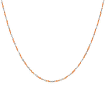 Chaîne Maille Tocalle, 2 Ors 375, Longueur 41 cm - Manillon