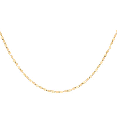 Chaîne Forzatina, Or Jaune 375, 1.80 mm, 41 cm - Manillon