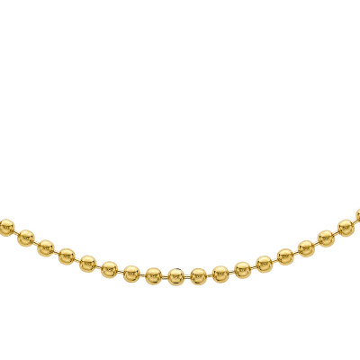 Chaîne Maille Boule, Or Jaune 375, 2mm, 51 cm - Manillon