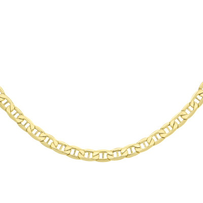 Chaîne Maille Marine, Or Jaune 375, 46 cm, 4,80 mm - Manillon