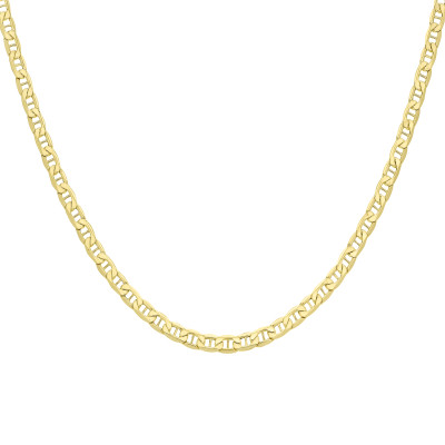Chaîne Maille Marine, Or Jaune 375, 46 cm, 4,80 mm - Manillon