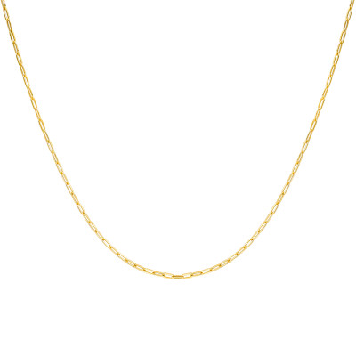 Chaîne Maille Ovale, Or Jaune 375, 41 cm, 2,30 mm - Manillon