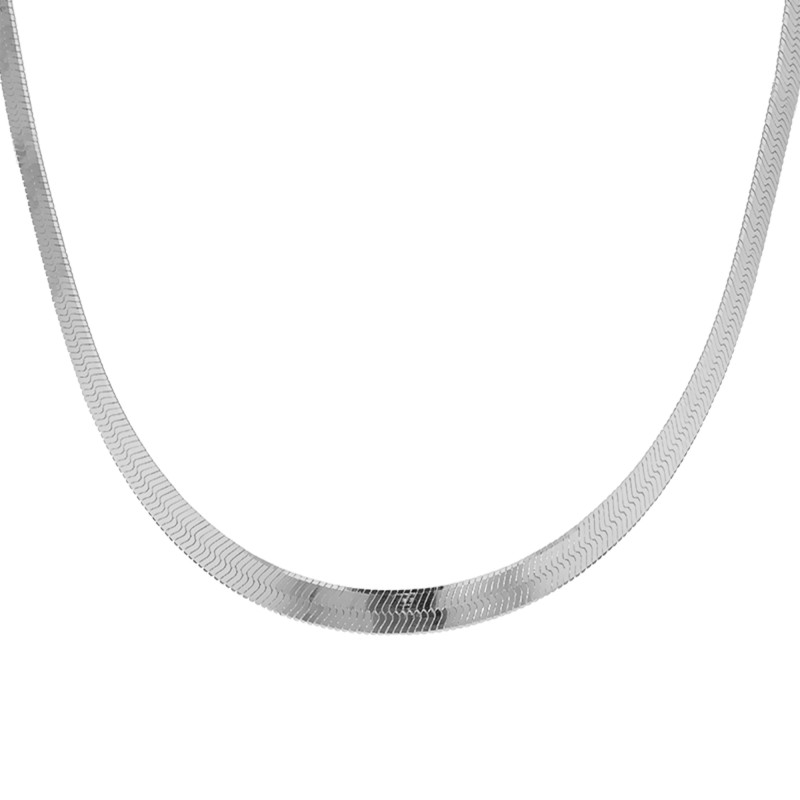 Collier Maille Miroir 45CM En Argent 925/1000 Doré Vermeil