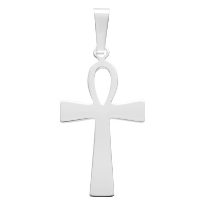 Pendentif Croix de Vie, Argent 925, 15.07x28mm - Vandona