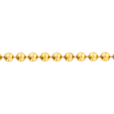 Chaîne Boule à Maillons, Or jaune 750, 55 cm - Manillon