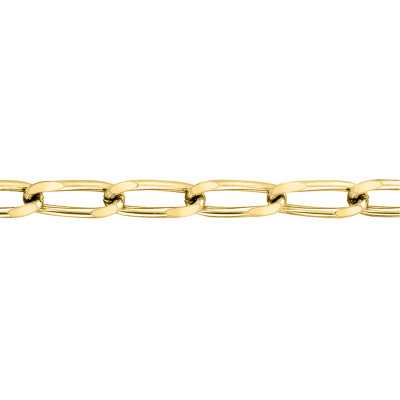 Chaine Cheval Plaqué Or Jaune, 45 cm - Manillon