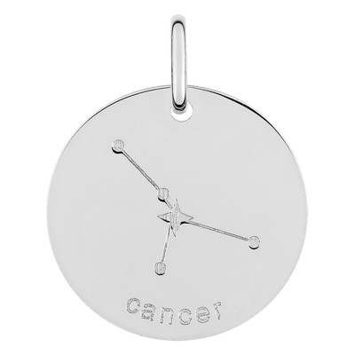 Pendentif Constellation Cancer, Argent, 17mm - Emanessence