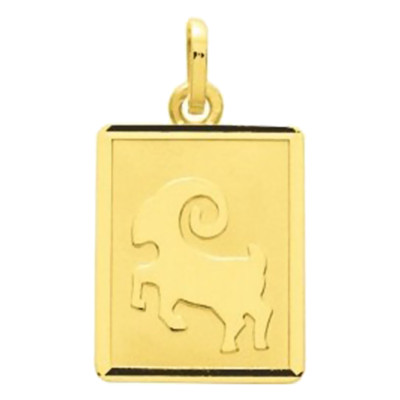 Pendentif zodiaque bélier, Or jaune 750 - Emanessence