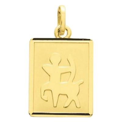 Pendentif zodiaque sagittaire, Or jaune 750, 14x11mm - Emanessence