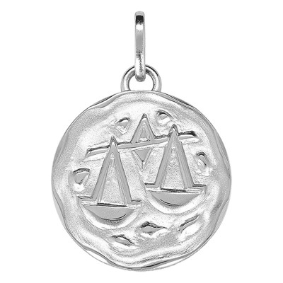 Pendentif Signe Astrologique Balance, Argent - Emanessence