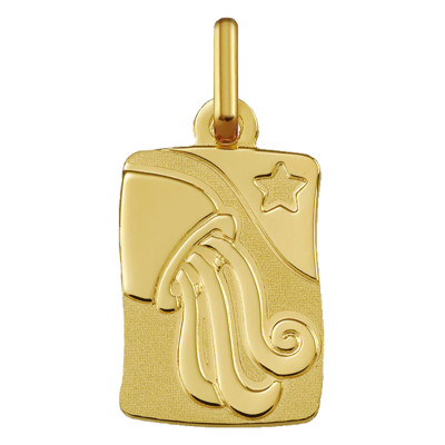 Pendentif Signe Astrologique Verseau, Or jaune 375 - Argyor