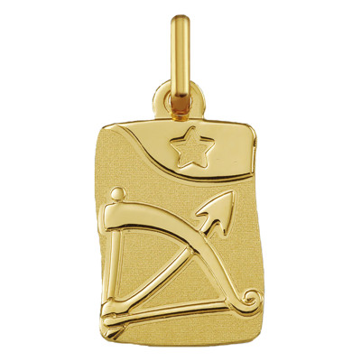Pendentif Signe Astrologique Sagittaire, Or jaune 375 - Argyor