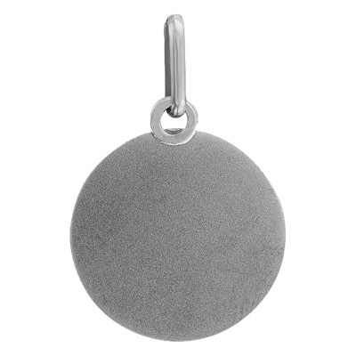 Médaille Saint-Christophe, Or Blanc, 16 mm - Lucas Lucor