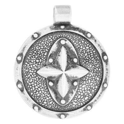Pendentif Bouclier, Argent 925 - Emanessence