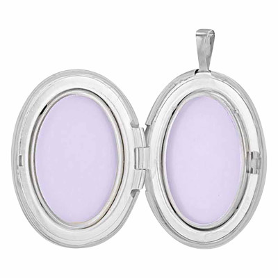 Pendentif Porte Photo Ovale Abeille, Argent 925 & Plaqué Or Jaune, 20x32mm - Artemis